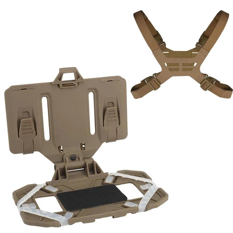 Tactical MOLLE Klapp-Navigationsboard – Handyhalterung für die Brust