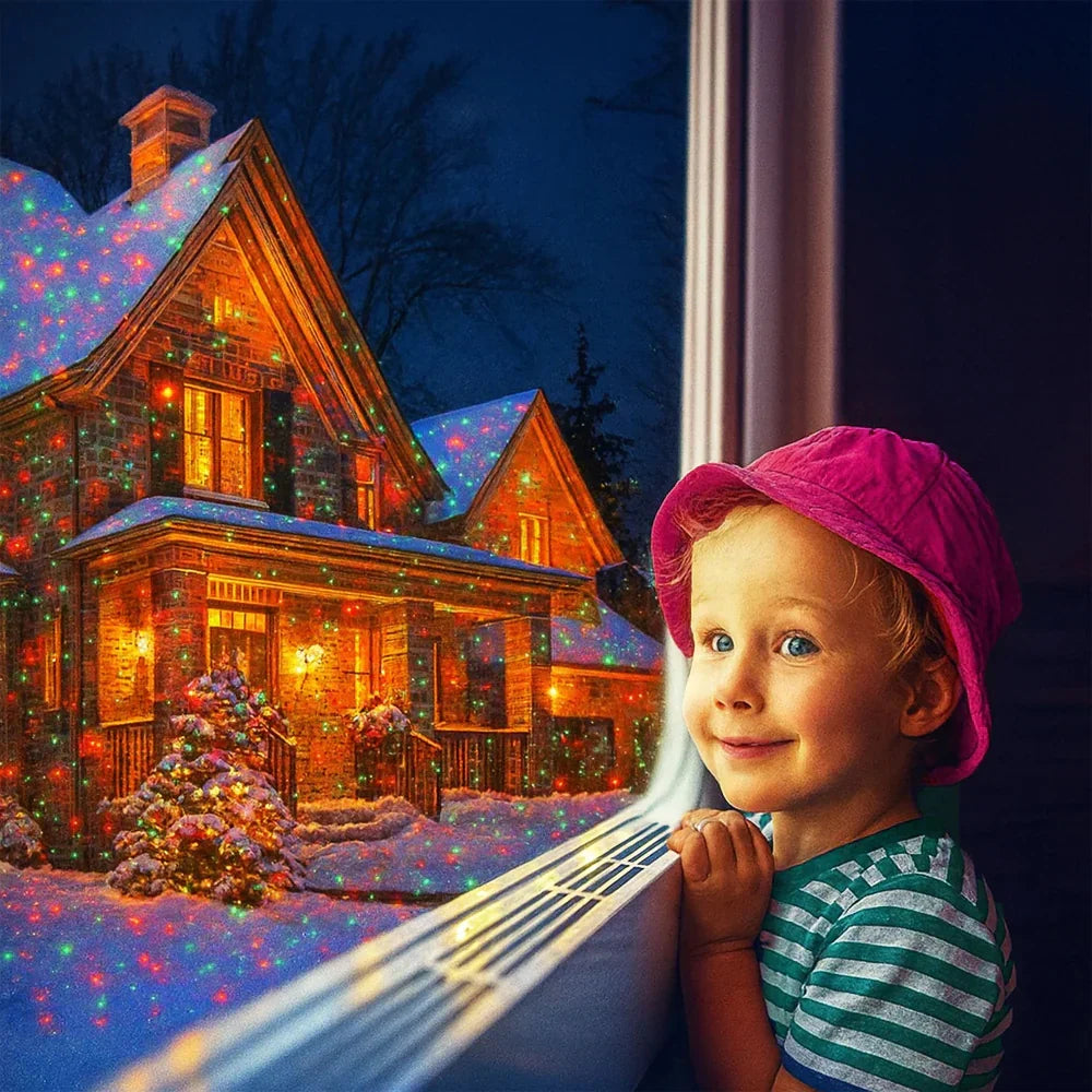 Weihnachts-Laserprojektor, Outdoor, wasserdicht, Lichtshow
