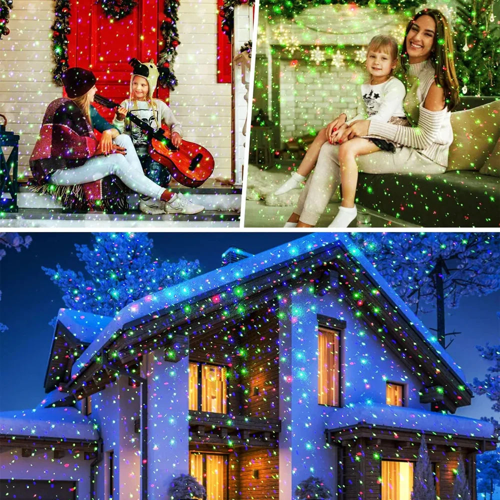 Weihnachts-Laserprojektor, Outdoor, wasserdicht, Lichtshow