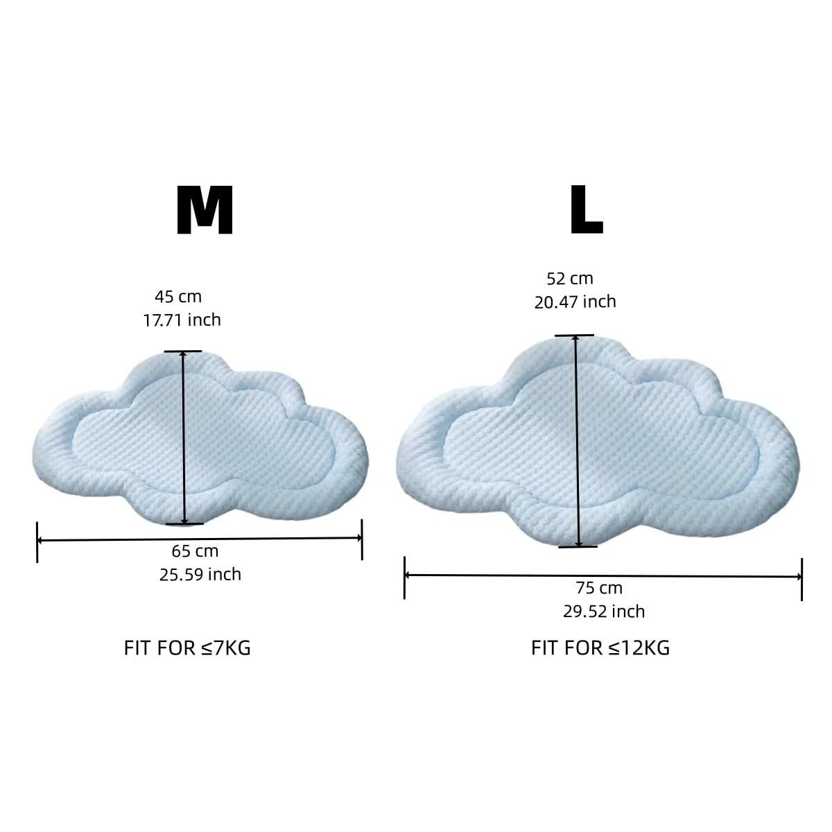 Rebolet | Kühlende Haustiermatte in Wolkenform für Sommerkomfort