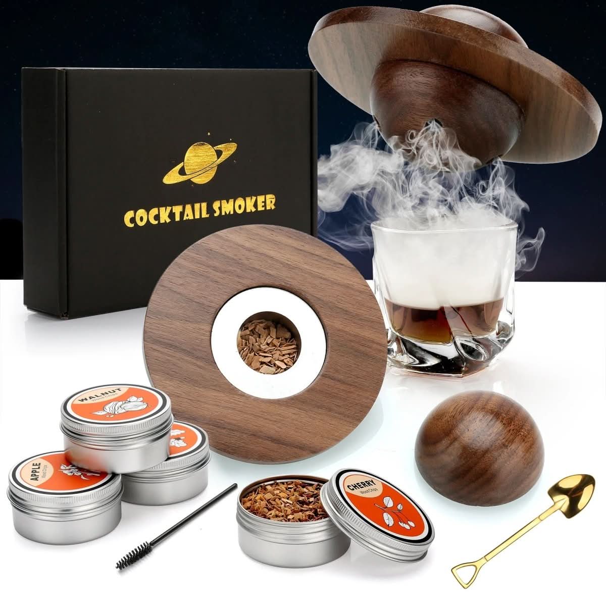 Rebolet | Cocktail Smoker Set für Whiskey- & Bourbon-Liebhaber