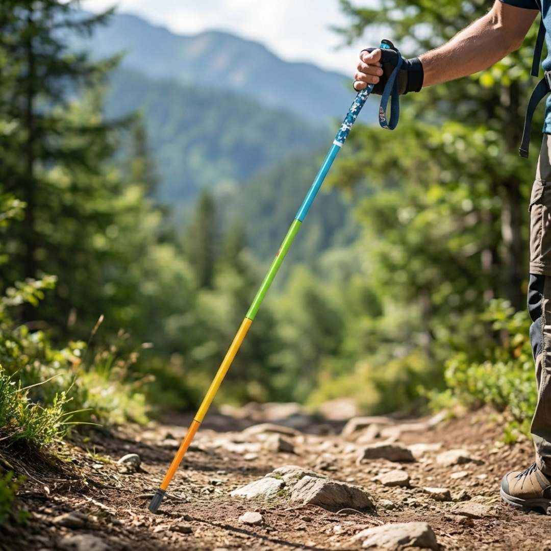 | AllumStride Ultraleichte Aluminium-Trekking-Stöcke
