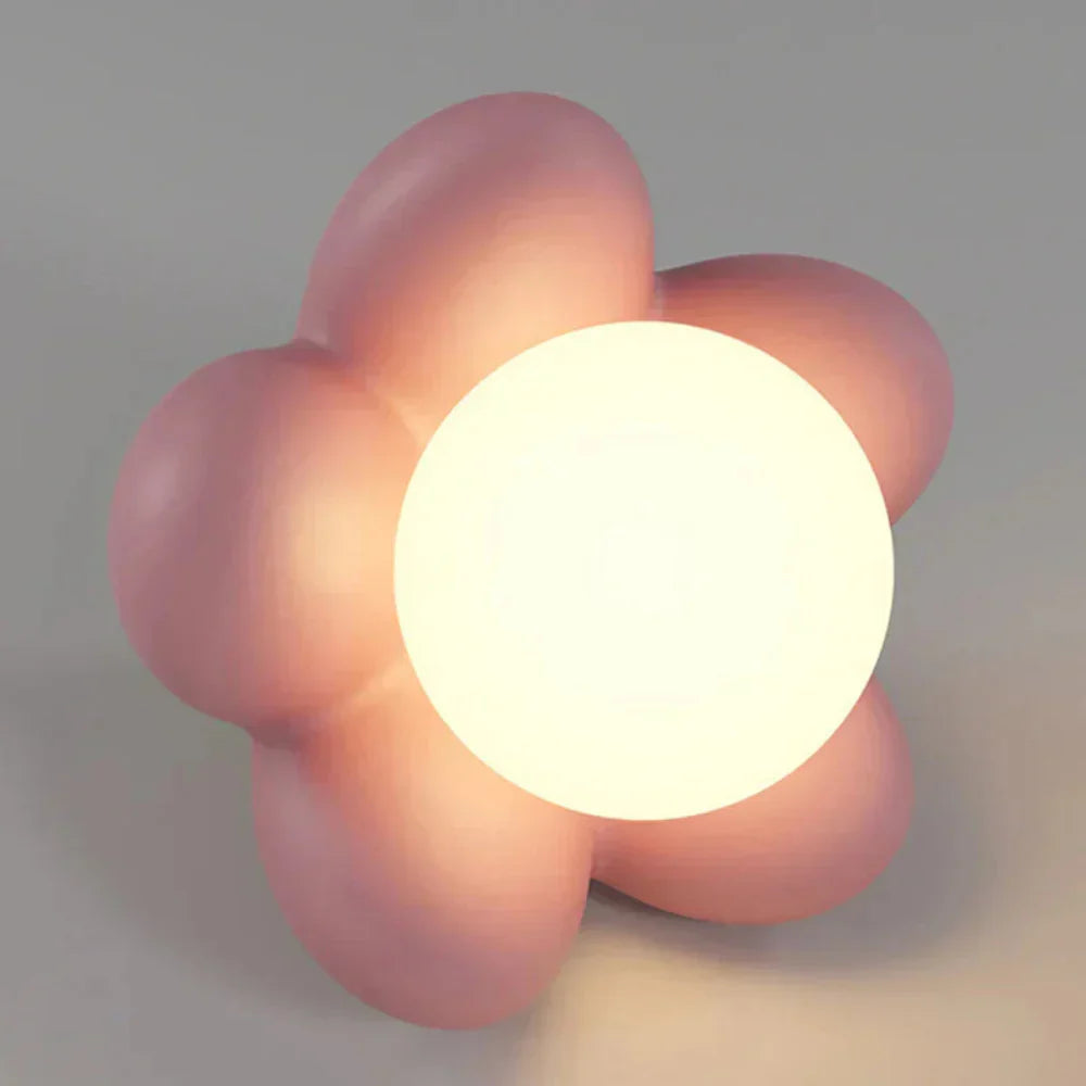 Rebolet | FloraLux – Moderne Blumen-Wandleuchte LED cremefarben fürs Wohnzimmer