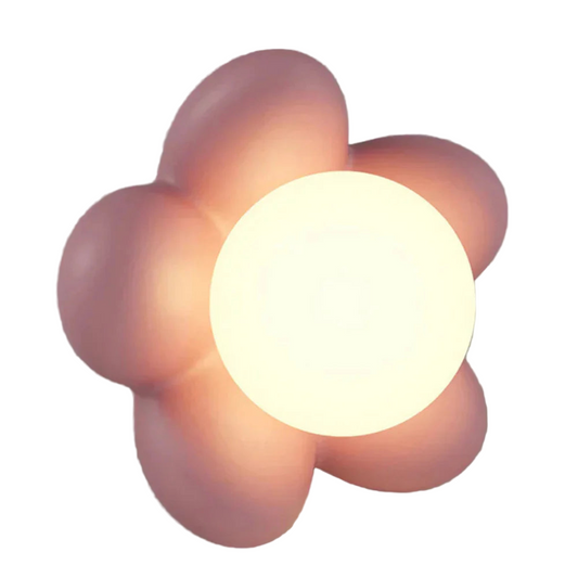 Rebolet | FloraLux – Moderne Blumen-Wandleuchte LED cremefarben fürs Wohnzimmer