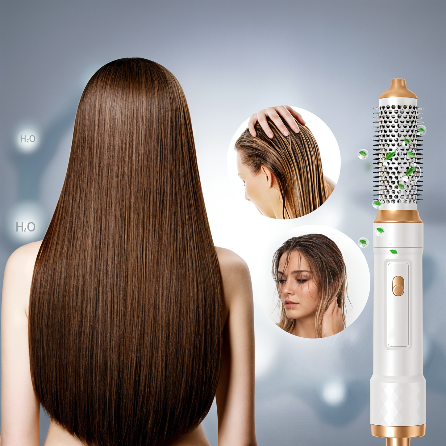 Rebolet | Lustra – 5-in-1 Haartrockner mit Styling-Aufsätzen – Ionen-Technologie