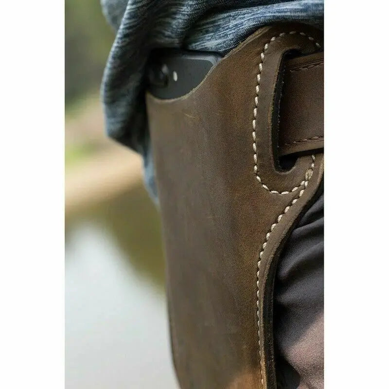 Leder-Handyholster für Herren – Gürtelclip-Handytasche