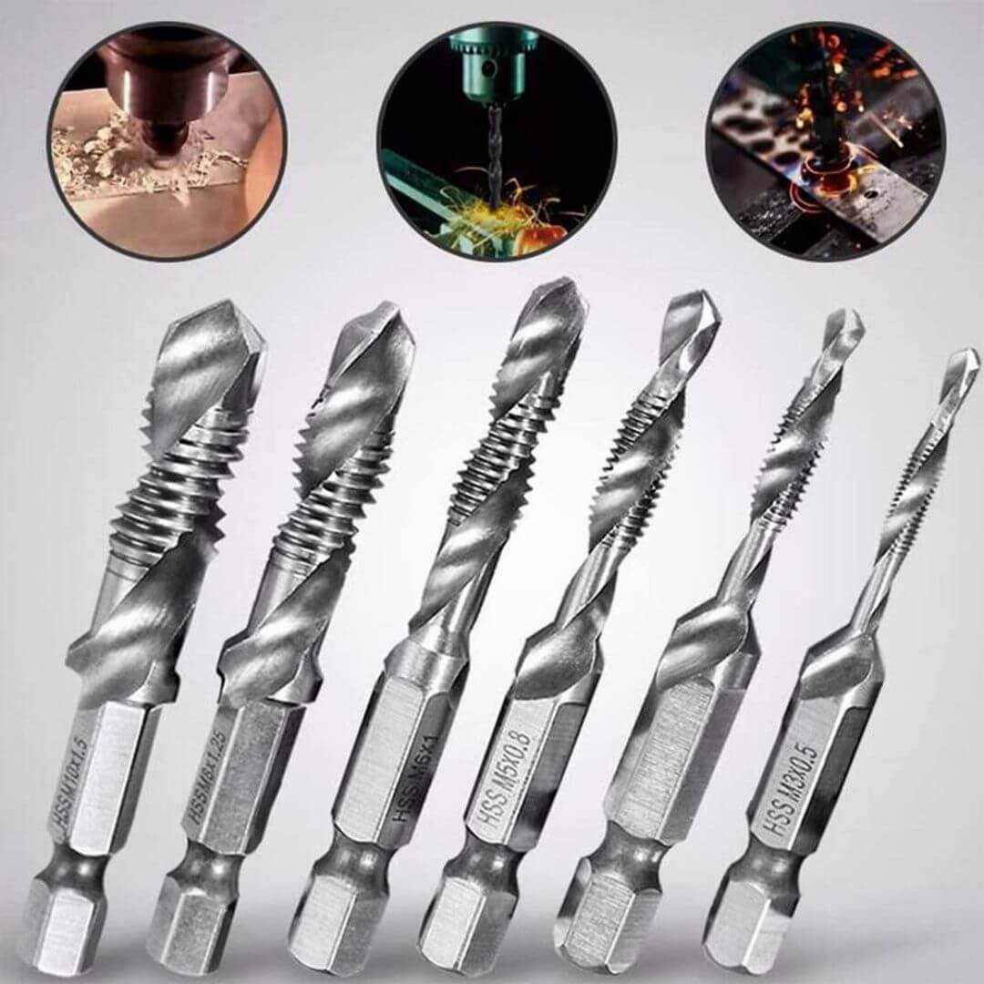 6x MasterDrill Set - Die ultimativen Bits für die härtesten Bohrarbeiten