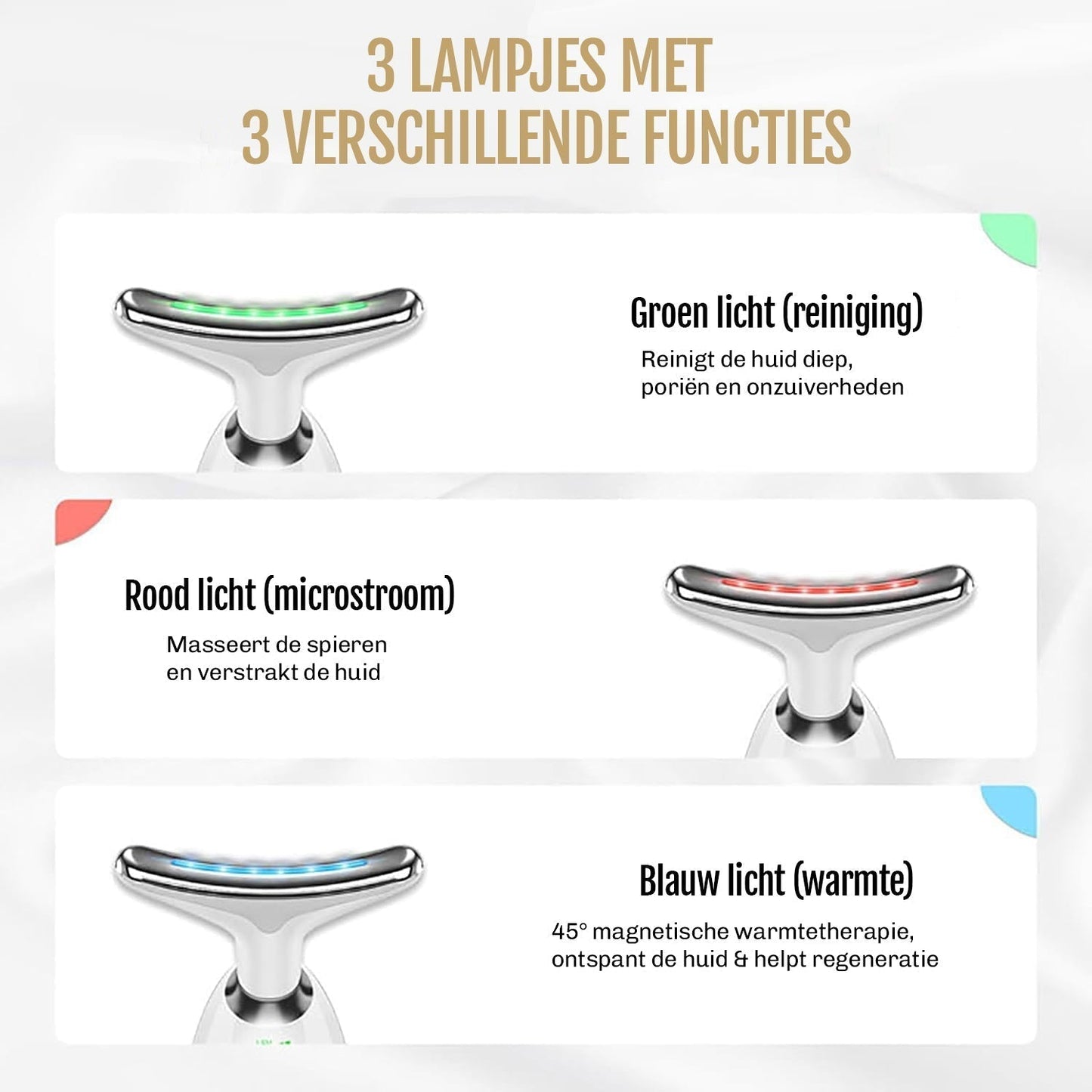 Rebolet | Visavera – Hautverjüngungsgerät 7-in-1 mit EMS & Lichttherapie