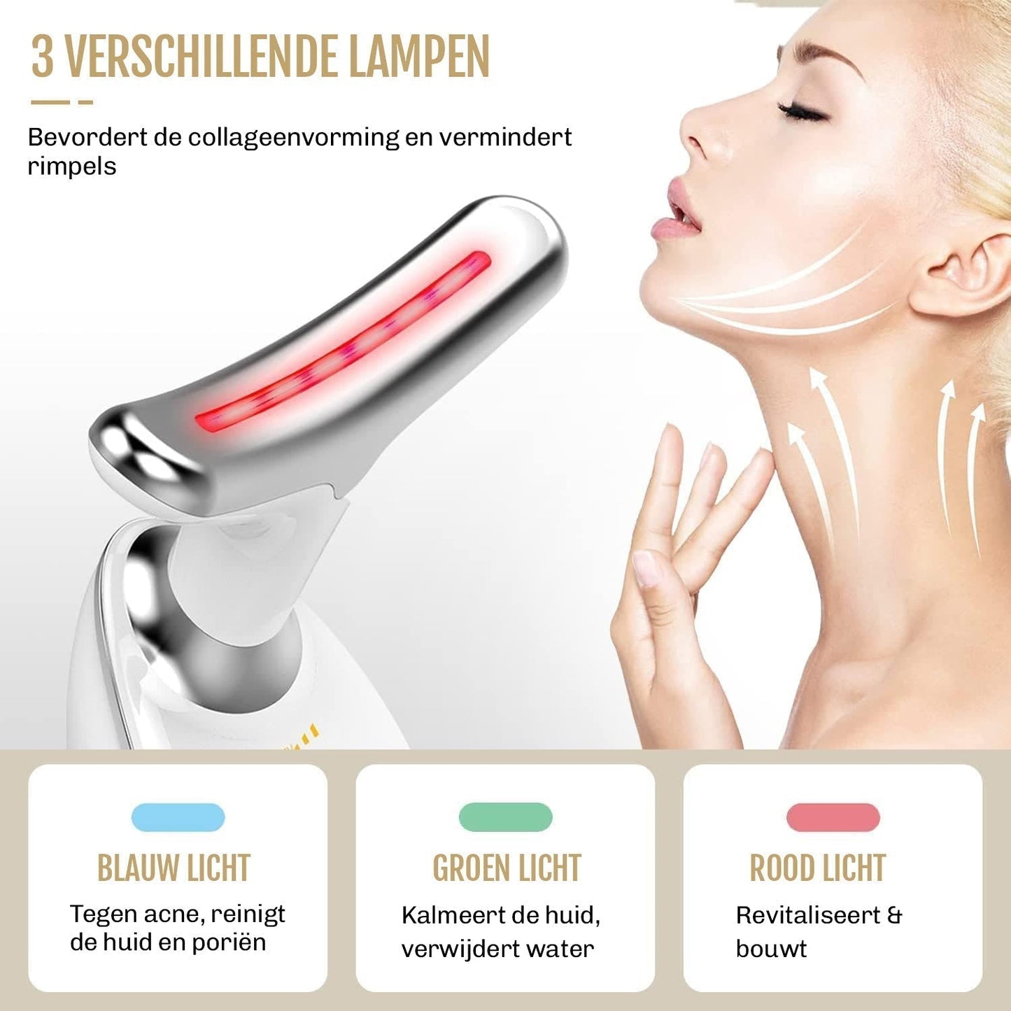 Rebolet | Visavera – Hautverjüngungsgerät 7-in-1 mit EMS & Lichttherapie