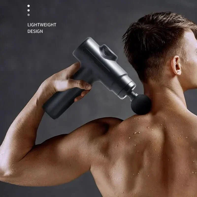 Rebolet | Elektrische Massagegun mit 8 Aufsätzen für Tiefengewebemassage