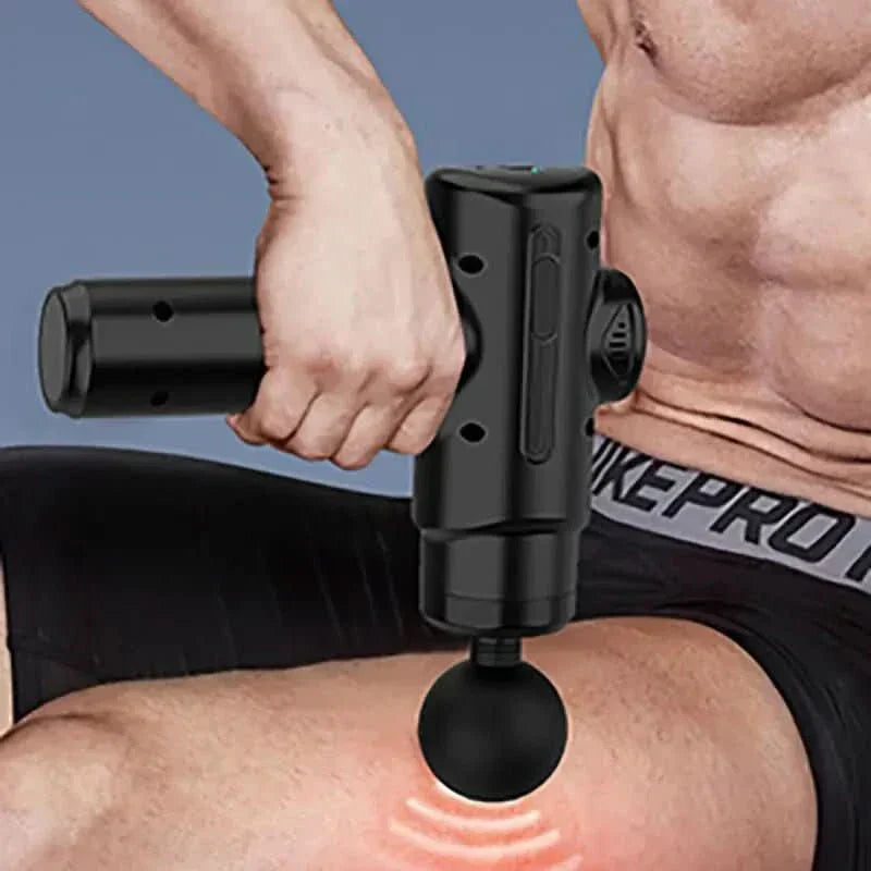 Rebolet | Elektrische Massagegun mit 8 Aufsätzen für Tiefengewebemassage