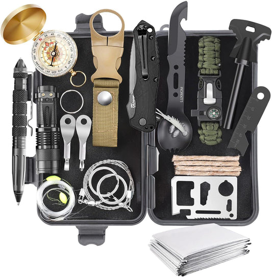 Everyday-Carry-Set – Outdoor-Notfall-Überlebensausrüstung