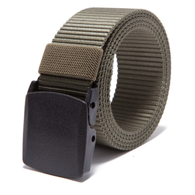 Herren Heavy-Duty Canvas-Gürtel mit atmungsaktivem Gurtband