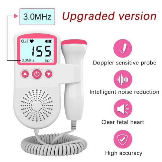 Rebolet | Tragbarer Herzmonitor mit LCD-Display für einfache Überwachung