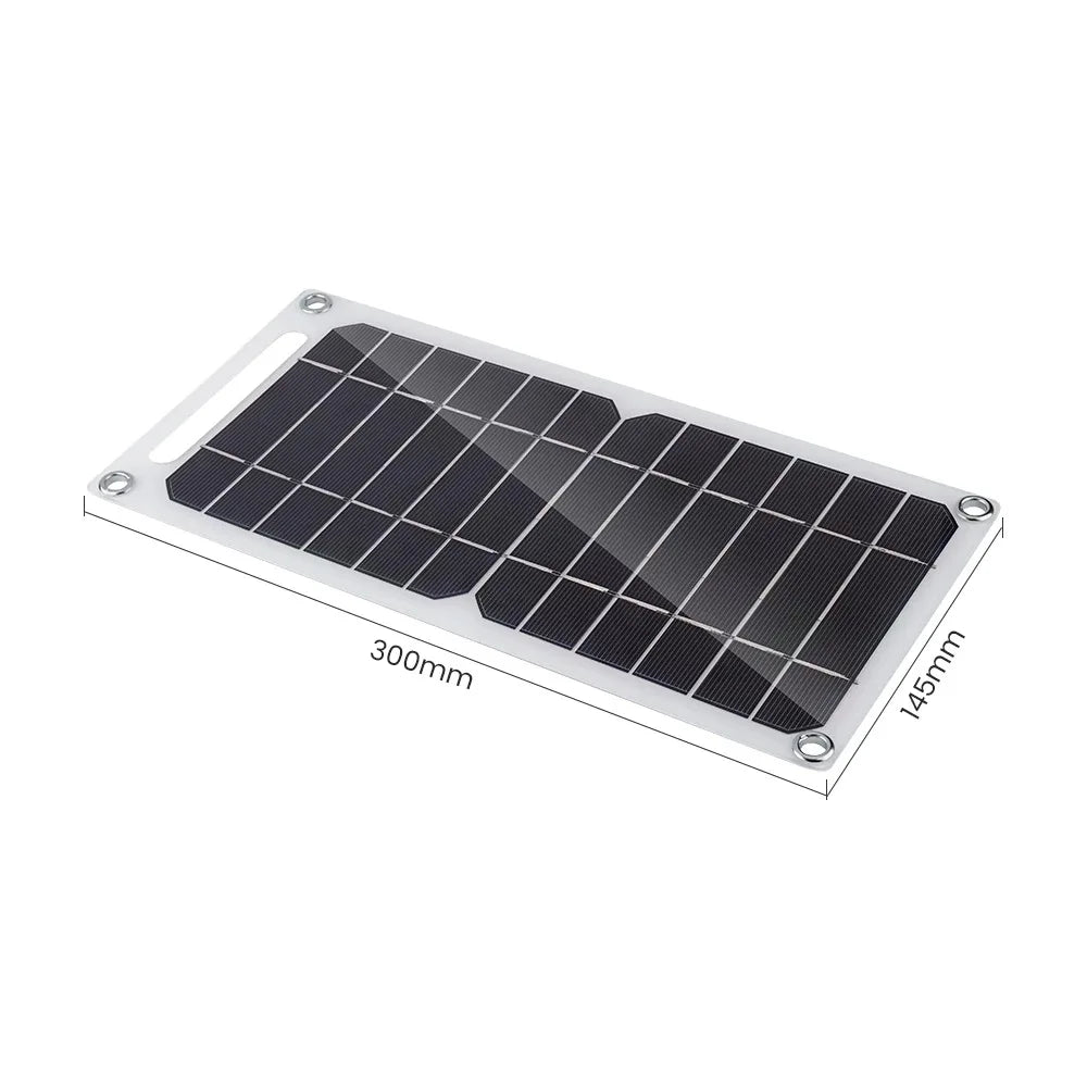 Tragbares Solarpanel mit USB – für Camping & Wandern