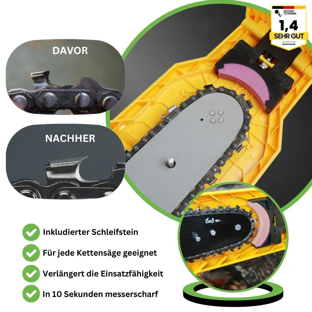 Rebolet | UltraSaw - Kettenschärfer für jede Kettensäge