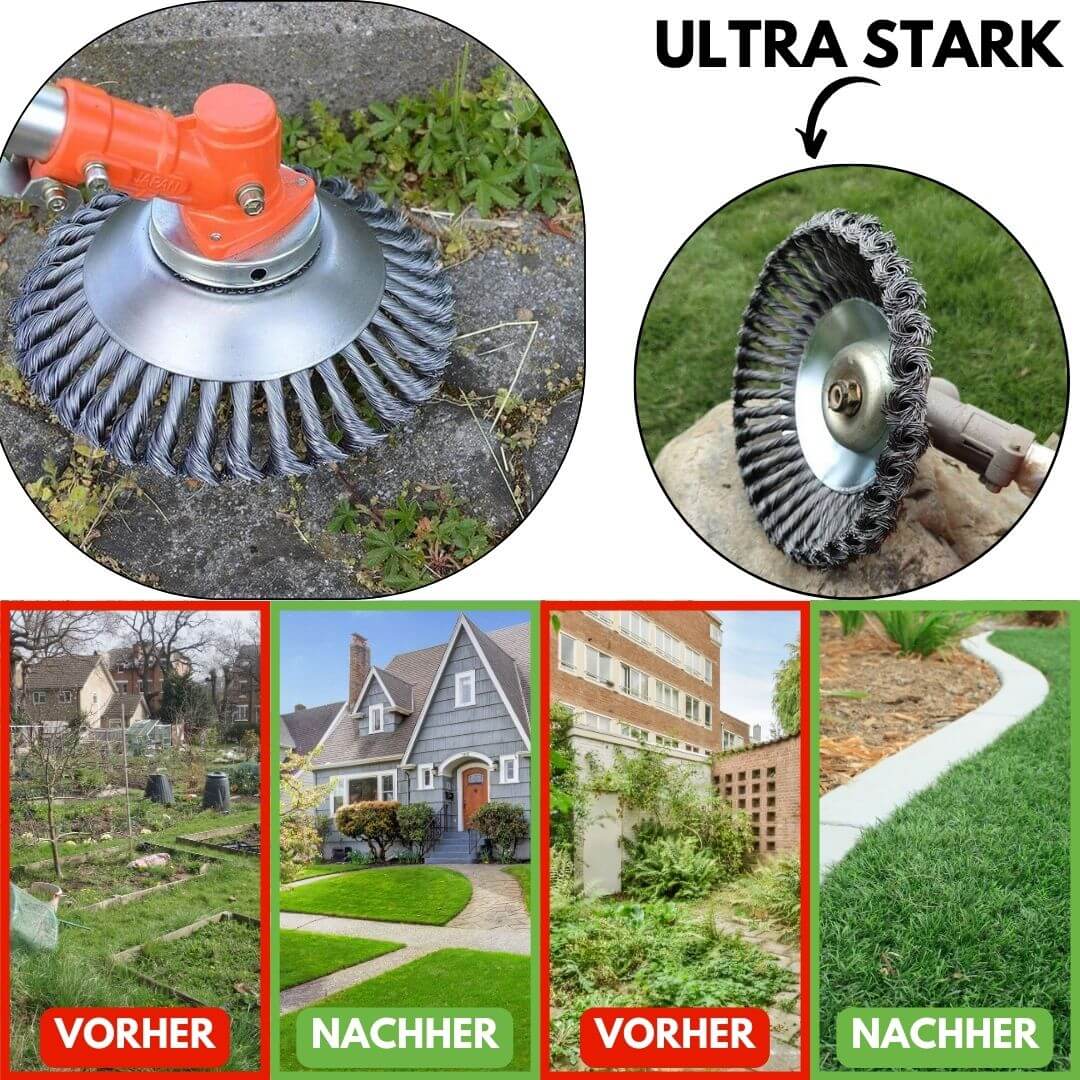 Rebolet | ProfiTrim - Der unzerstörbare Rasentrimmer inkl. Gratis Montage-Set