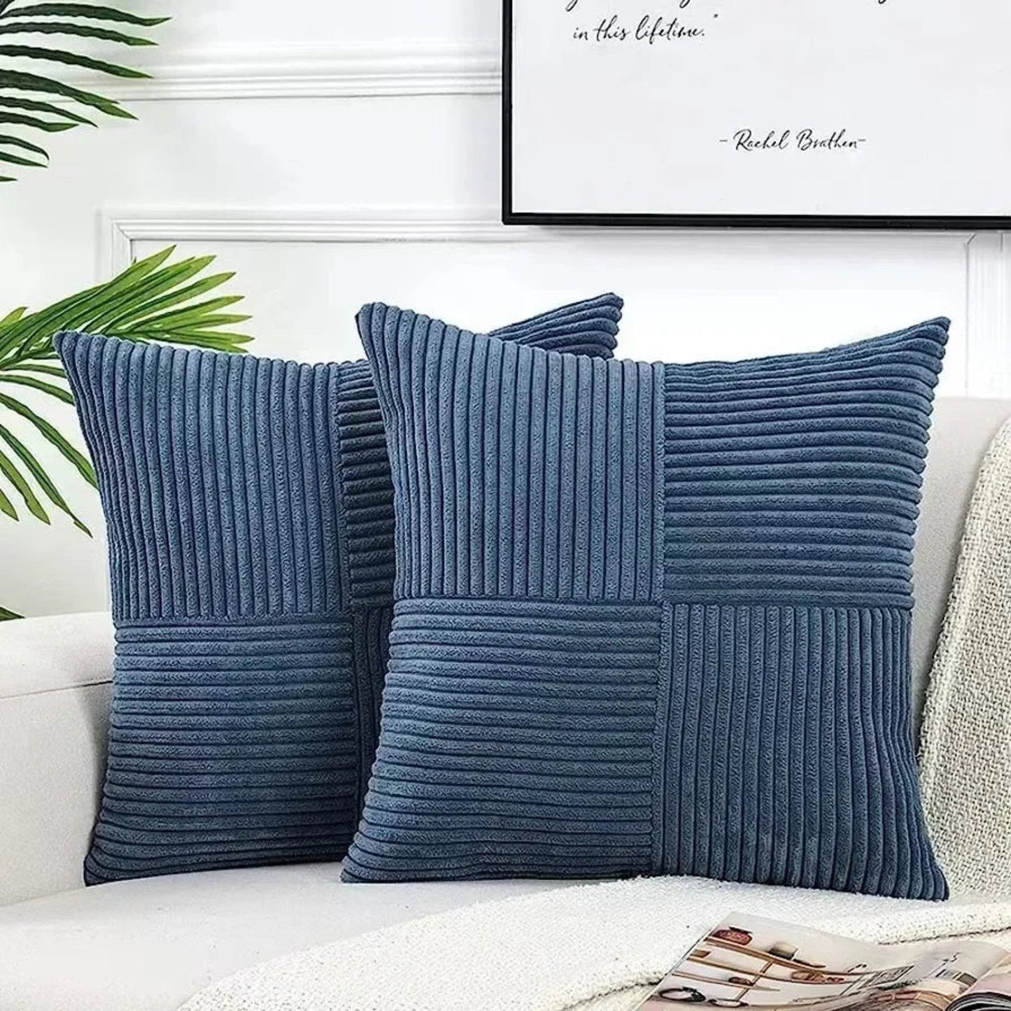 Rebolet | Luxus-Kissenbezüge aus Samt - weich und luxuriös für Sofa und Bett