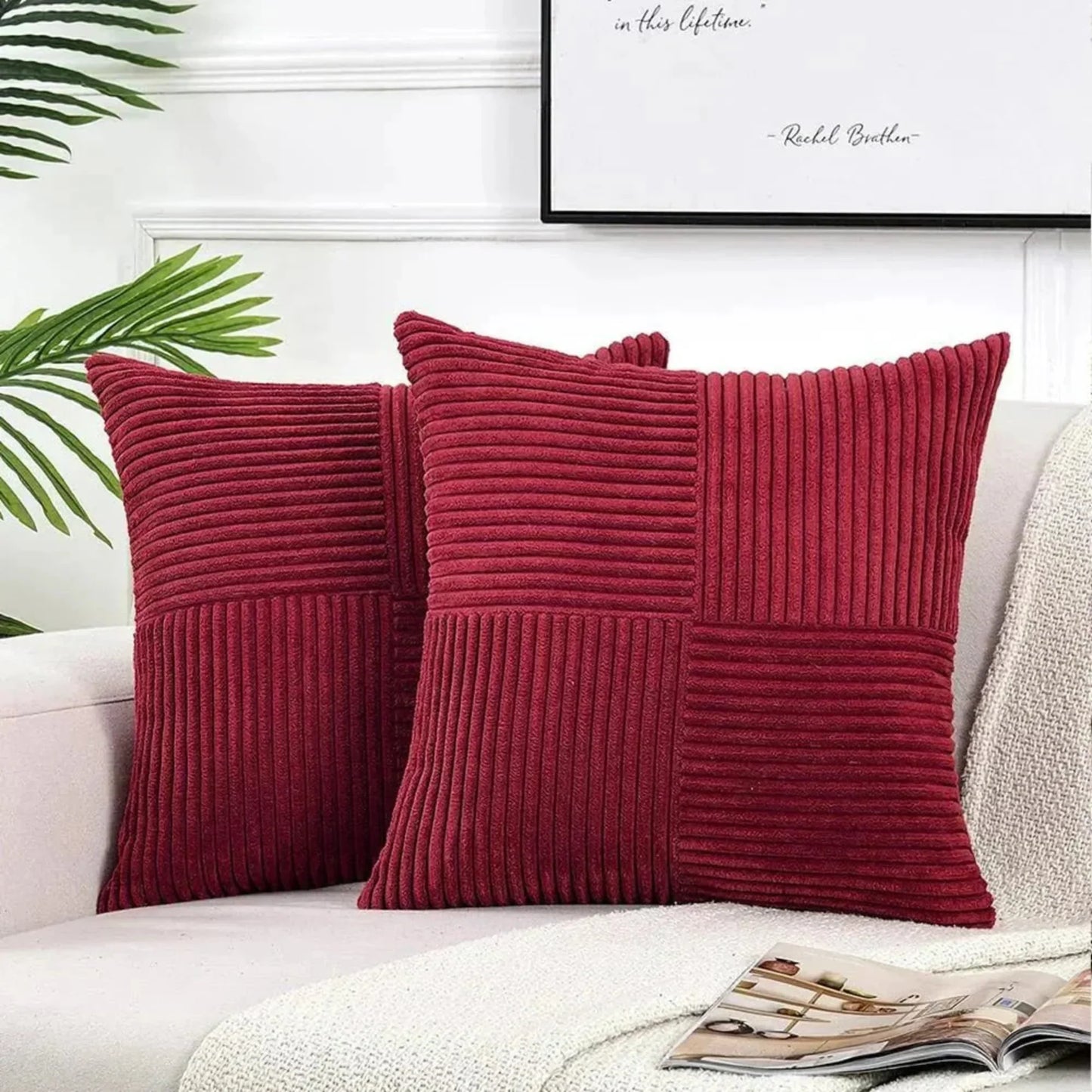 Rebolet | Luxus-Kissenbezüge aus Samt - weich und luxuriös für Sofa und Bett