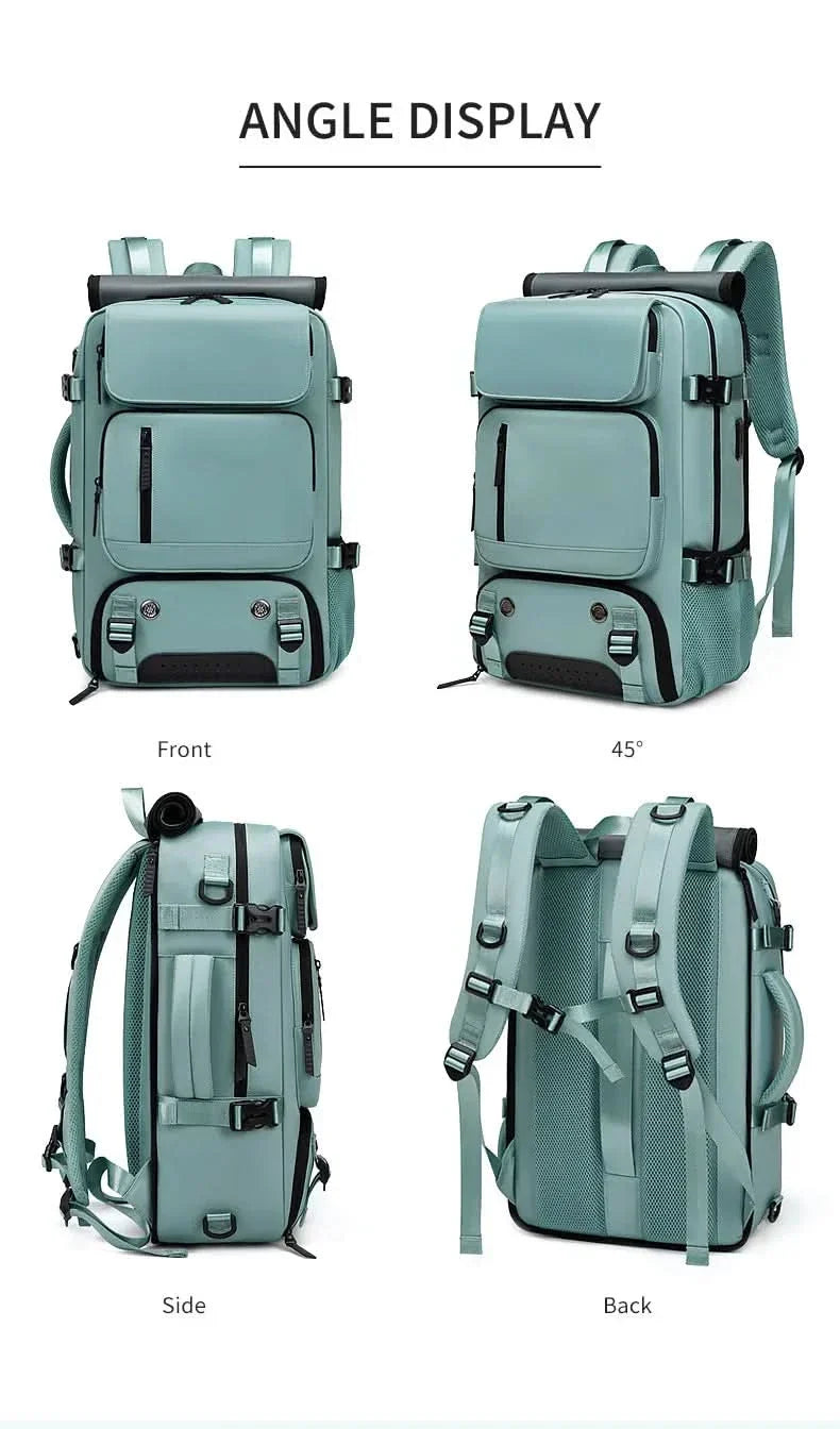 | Großer wasserdichter Reiserrucksack mit USB-Anschluss