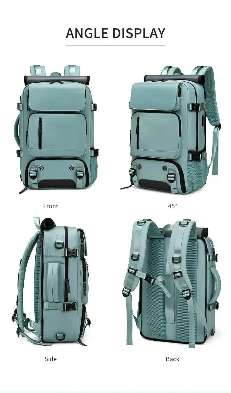 Rebolet | Großer wasserdichter Reiserrucksack mit USB-Anschluss