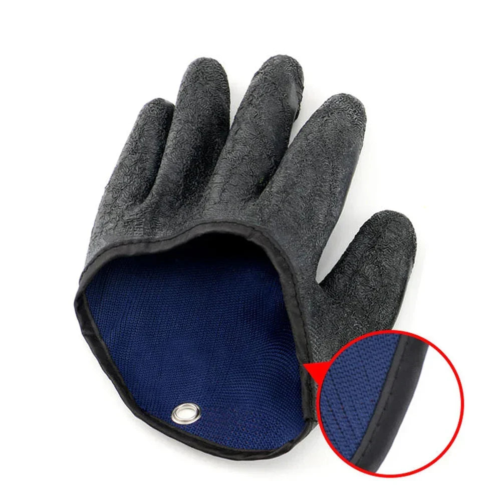 Vollfinger-Angelhandschuhe mit Magnetverschluss und rutschfestem Latex