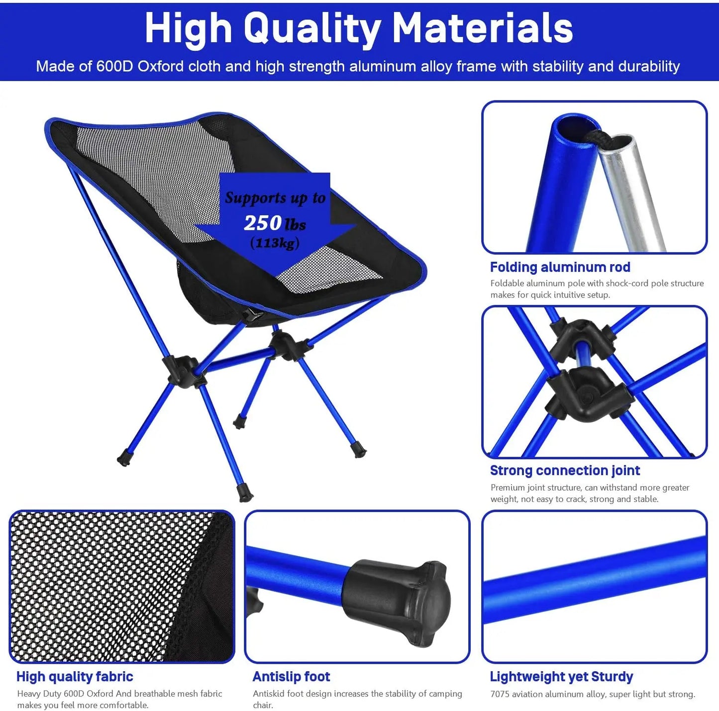 Rebolet | Abnehmbarer Aluminium-Leichtgewichtstuhl