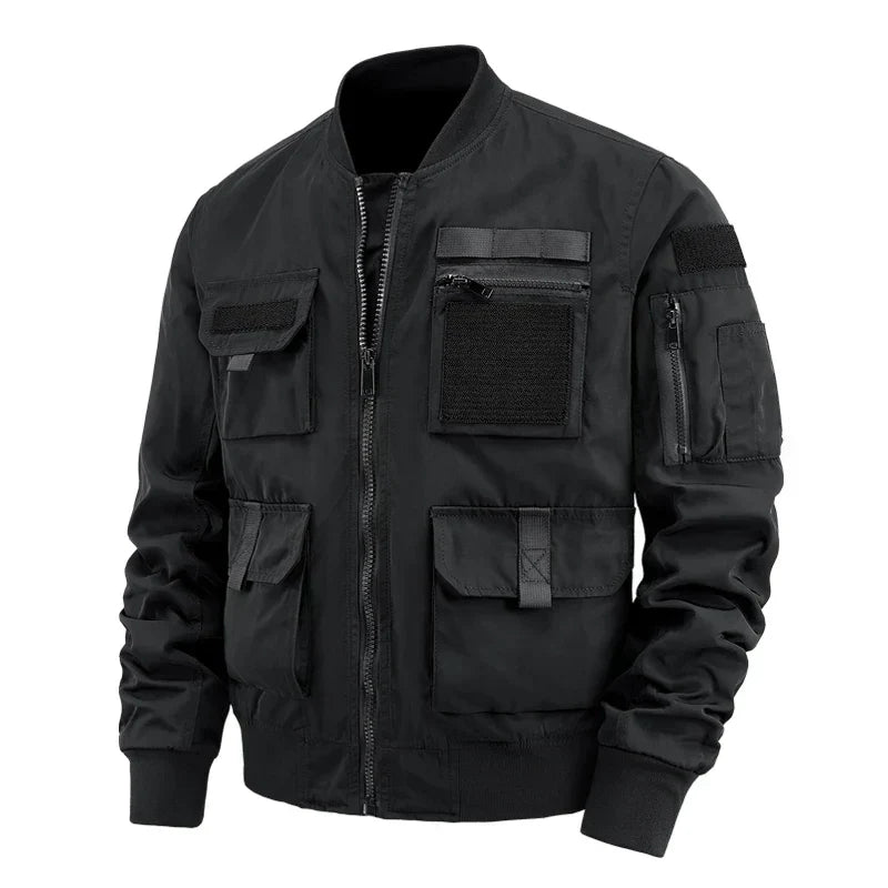 Funktionale Herren Cargo Jacke mit Multitaschen