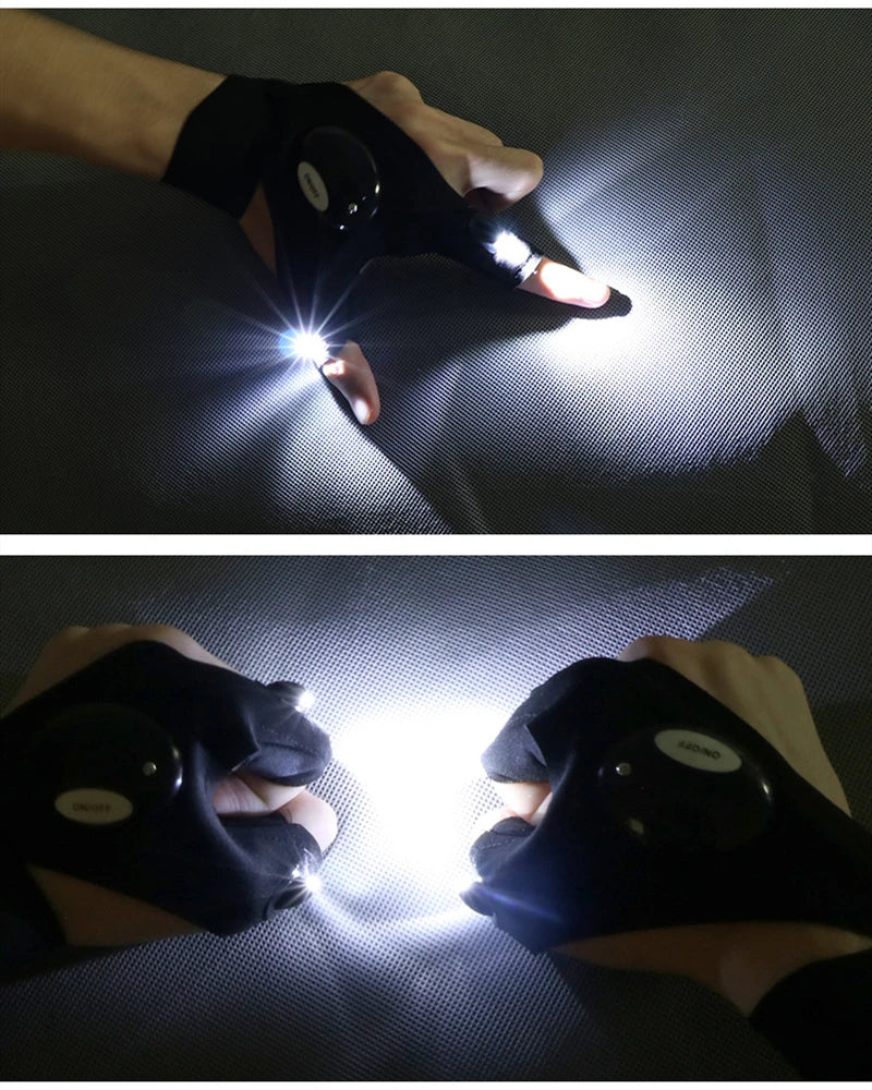 Rebolet | LED Taschenlampenhandschuhe