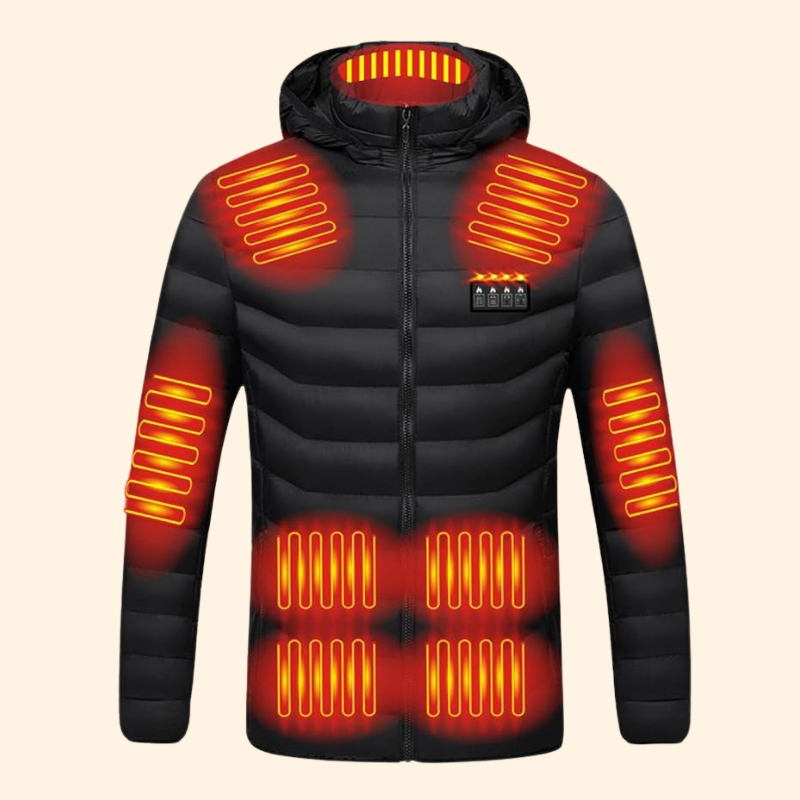 Rebolet | Herren- & Damen-Heizjacke – Beste wiederaufladbare beheizte Pufferjacke, leichte batteriebetriebene Winterjacke UK