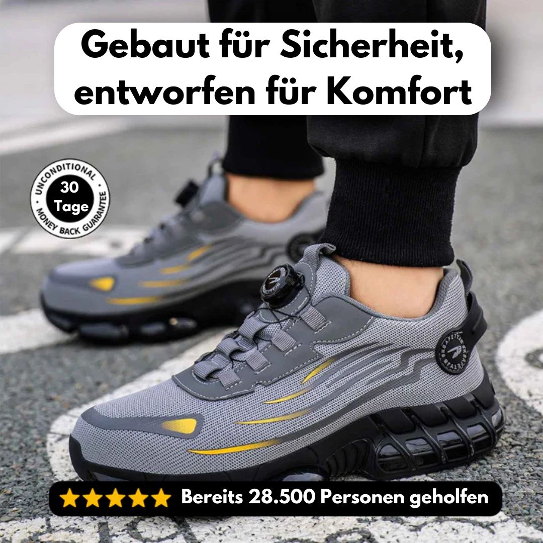 SafeStep Ergonomische Sicherheitsschuhe – Schmerzlindernd & EN ISO 20345 Zertifiziert
