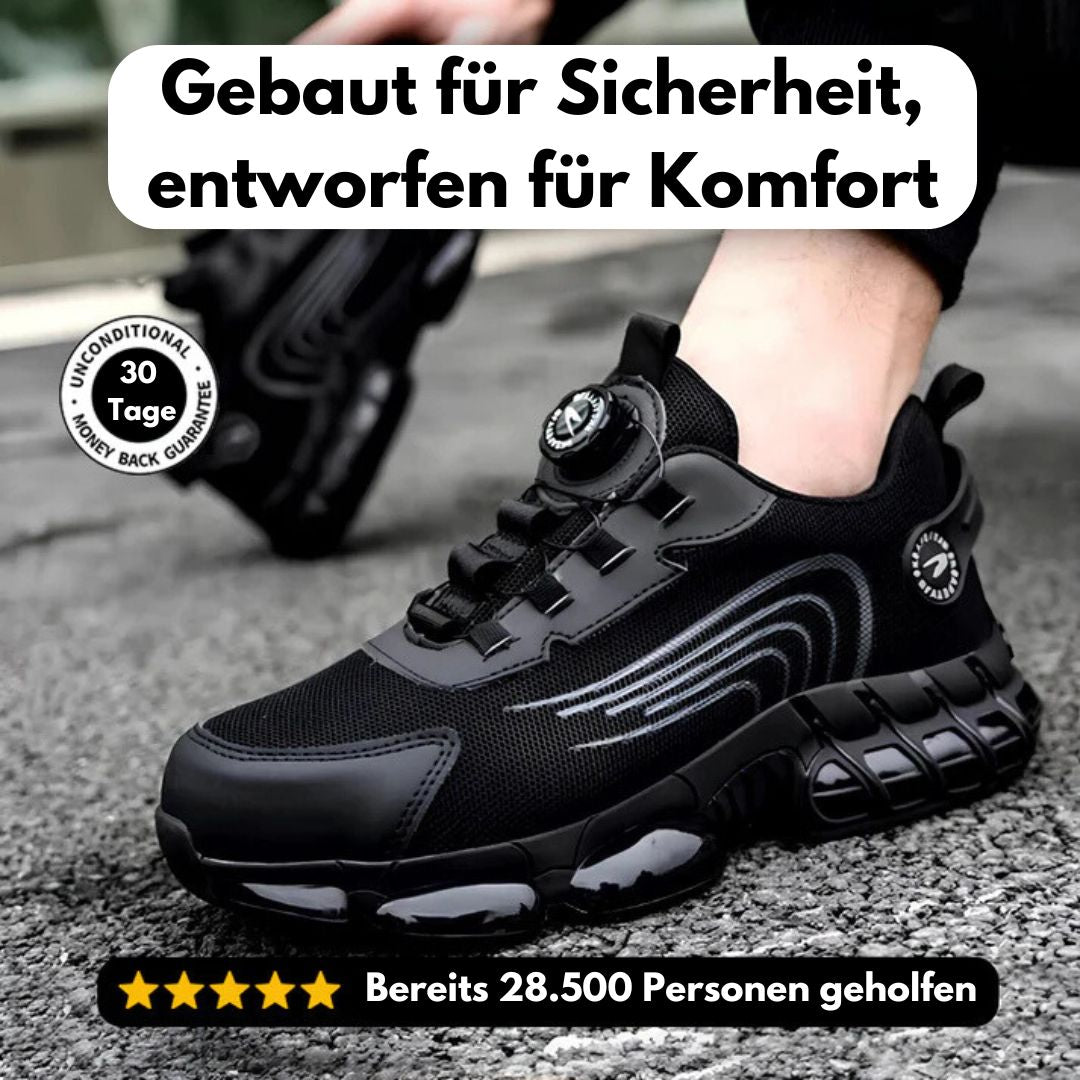 SafeStep Ergonomische Sicherheitsschuhe – Schmerzlindernd & EN ISO 20345 Zertifiziert