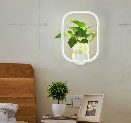 Rebolet| VerdantLume LED-Wandleuchte mit Pflanzenhalter