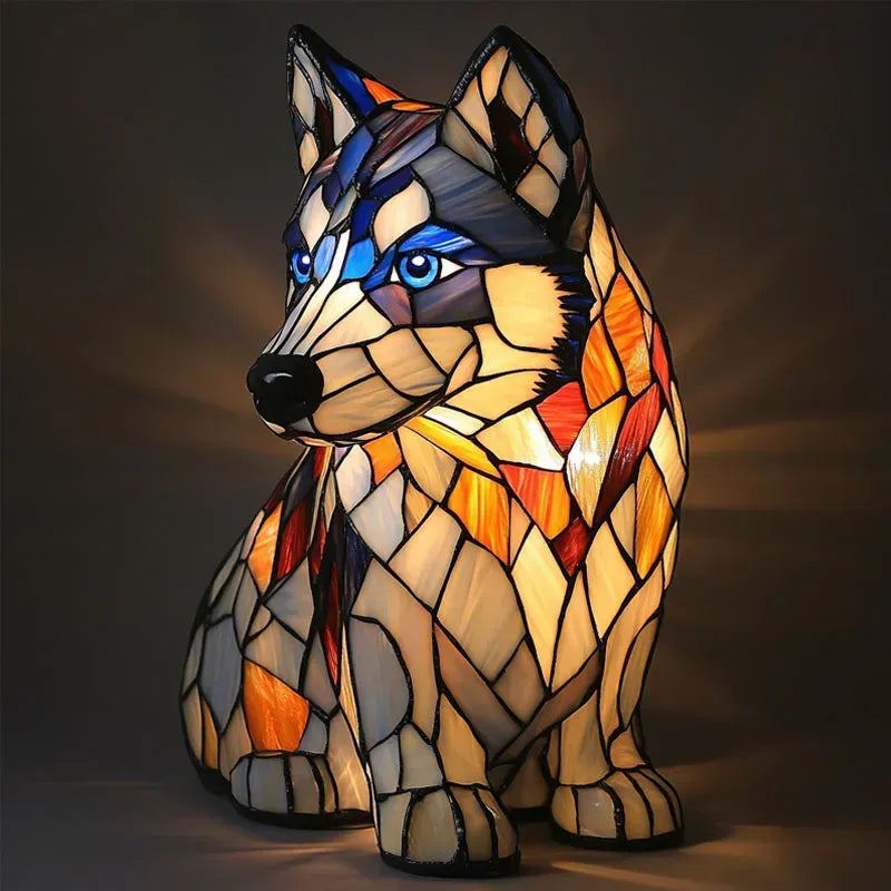 Rebolet | Leuchthund - handgefertigte Lampe, die Herzen erstrahlen lässt