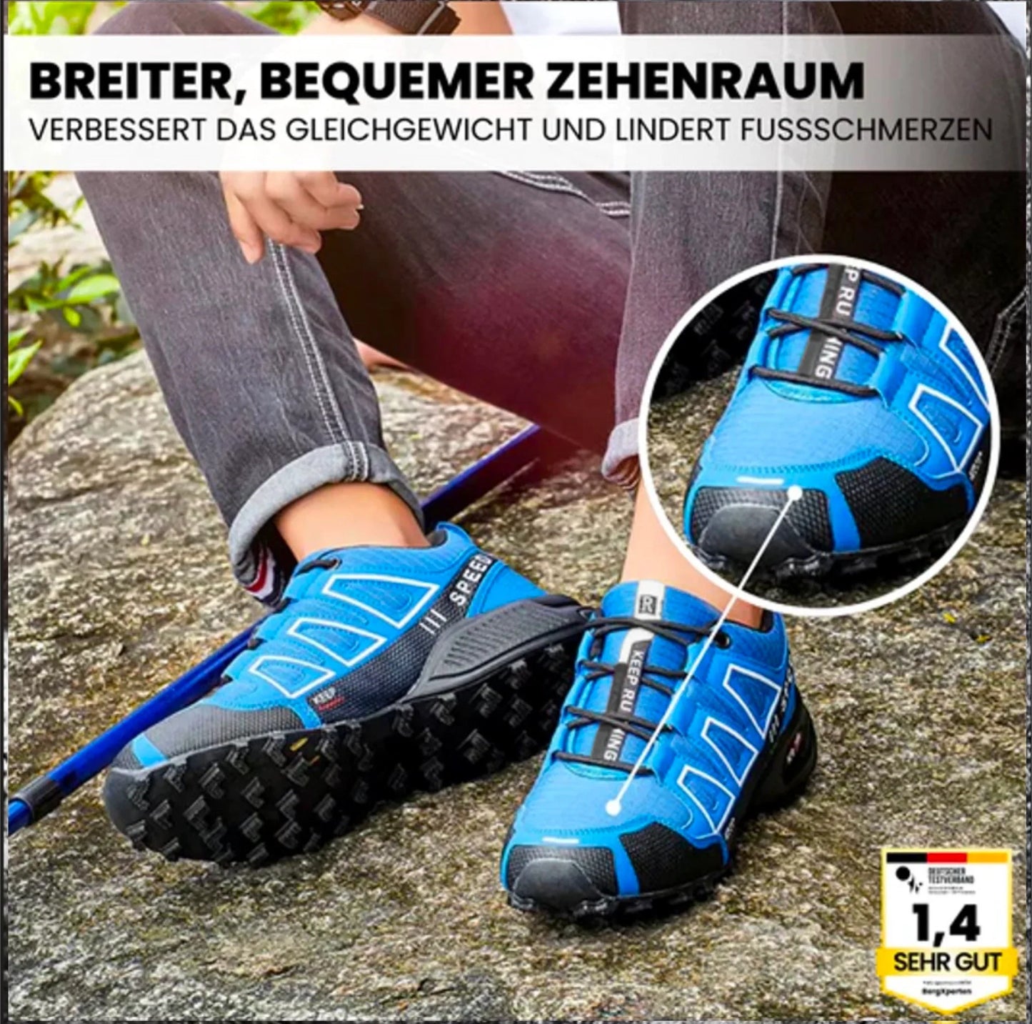 Rebolet | OrthoTrekking - Orthopädische schmerzlindernde Wanderschuhe
