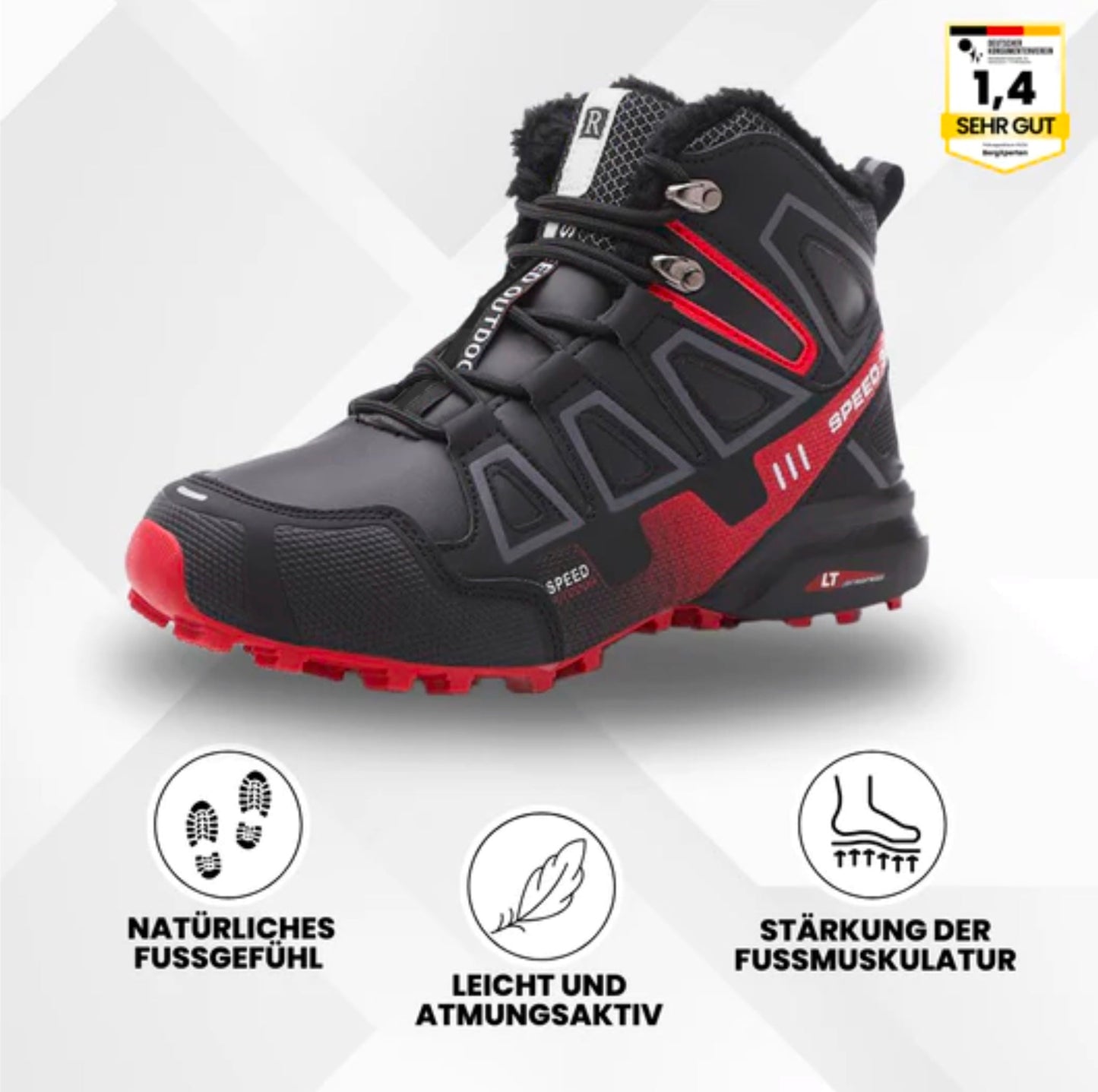 OrthoTrekking Pro Hallux – Ergonomic Hiking & Trekking Shoes for Hallux Valgus Comfort