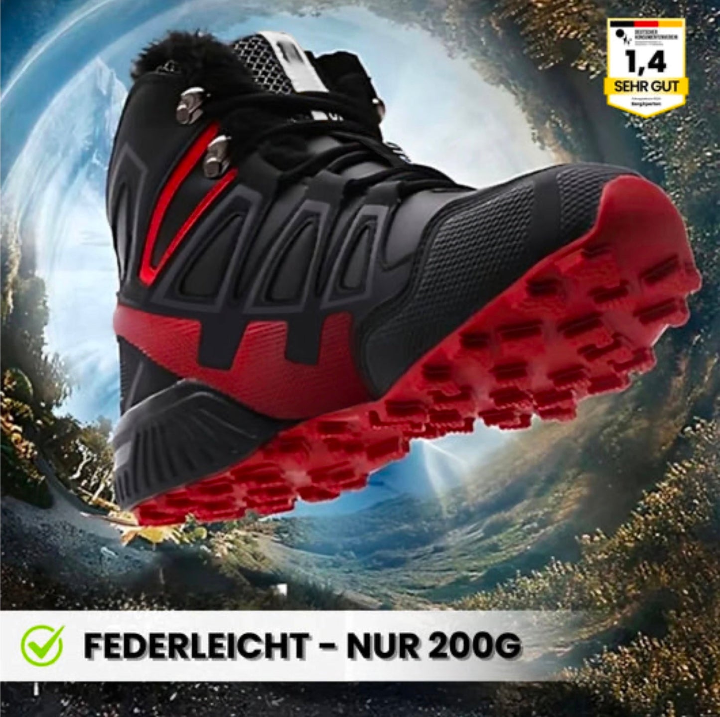 OrthoTrekking Pro Hallux – Ergonomic Hiking & Trekking Shoes for Hallux Valgus Comfort