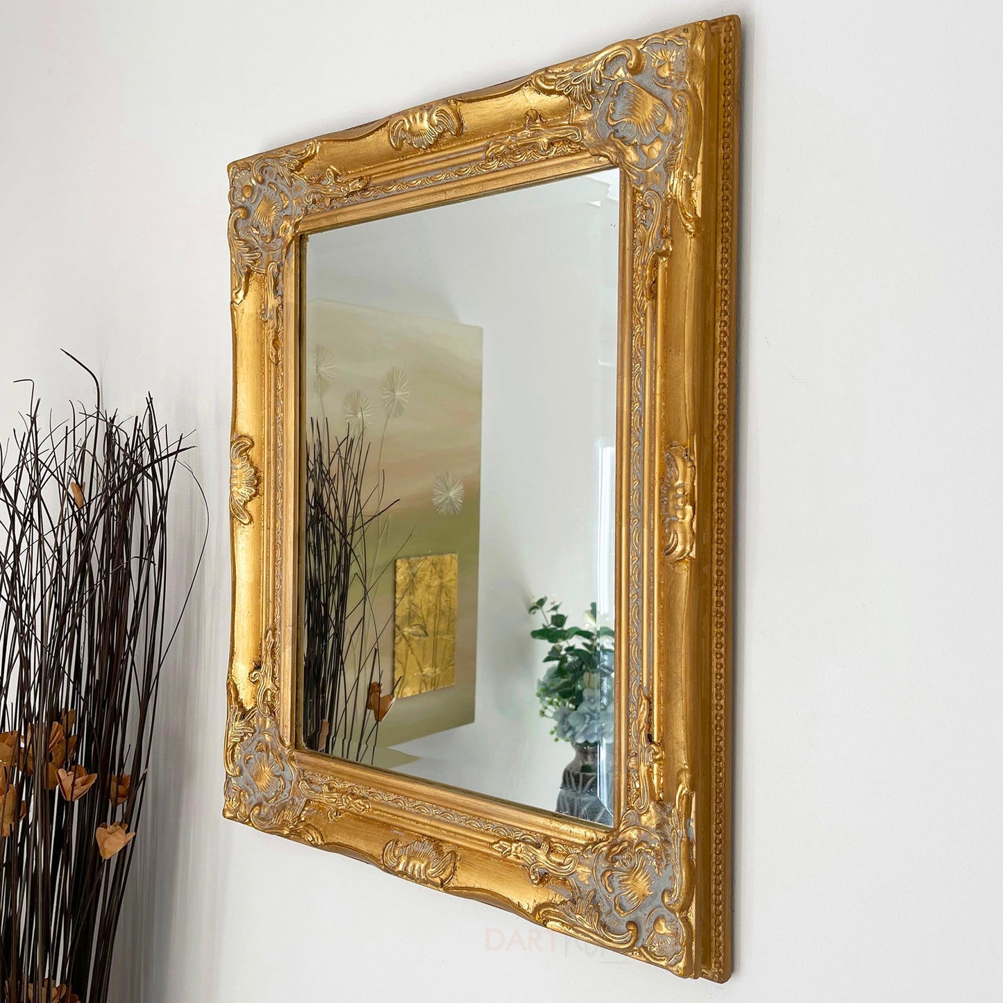Rebolet| Large Gold Baroque Rococo Wall Mirror