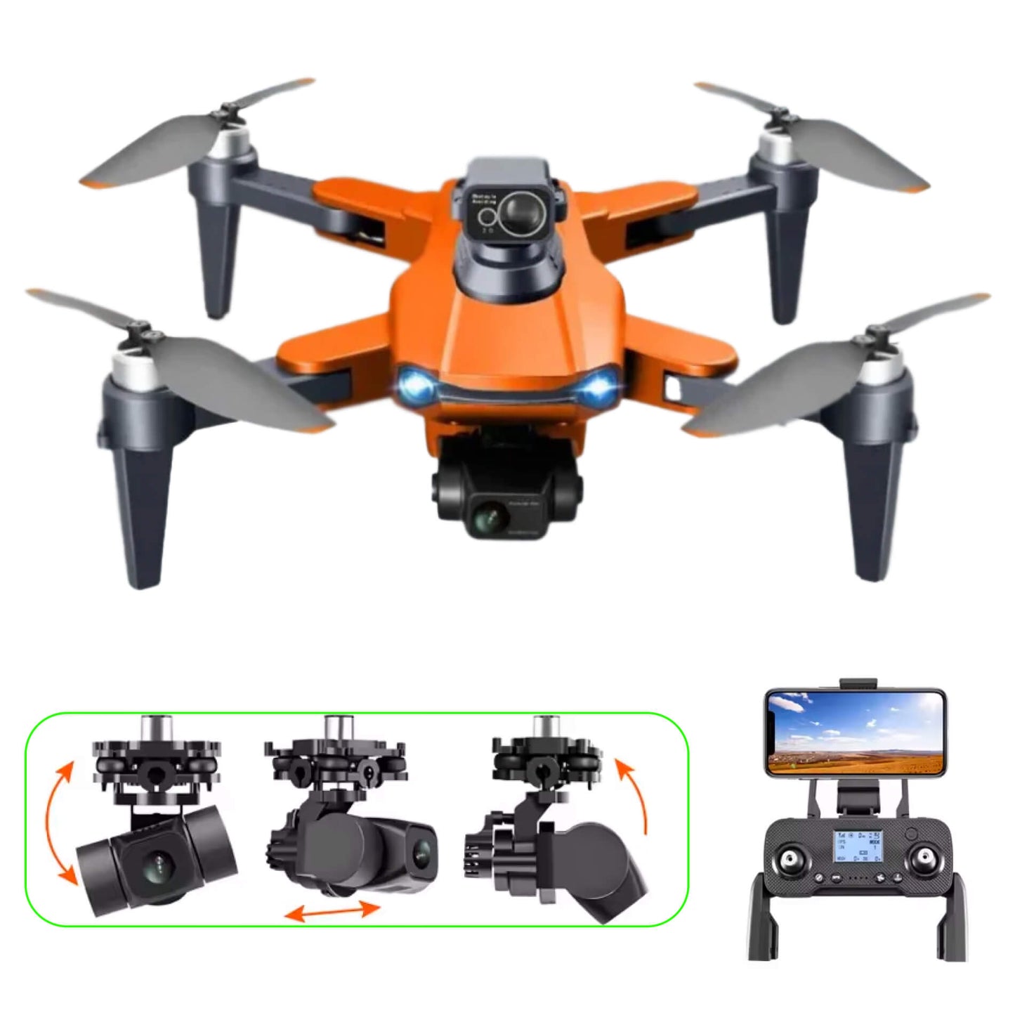 Emi and June | RG109 Pro Drohne – 8K Dualkamera, GPS & bürstenlose Motoren