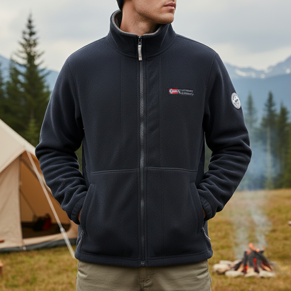 Leichte Thermo-Fleecejacke – atmungsaktiver Midlayer