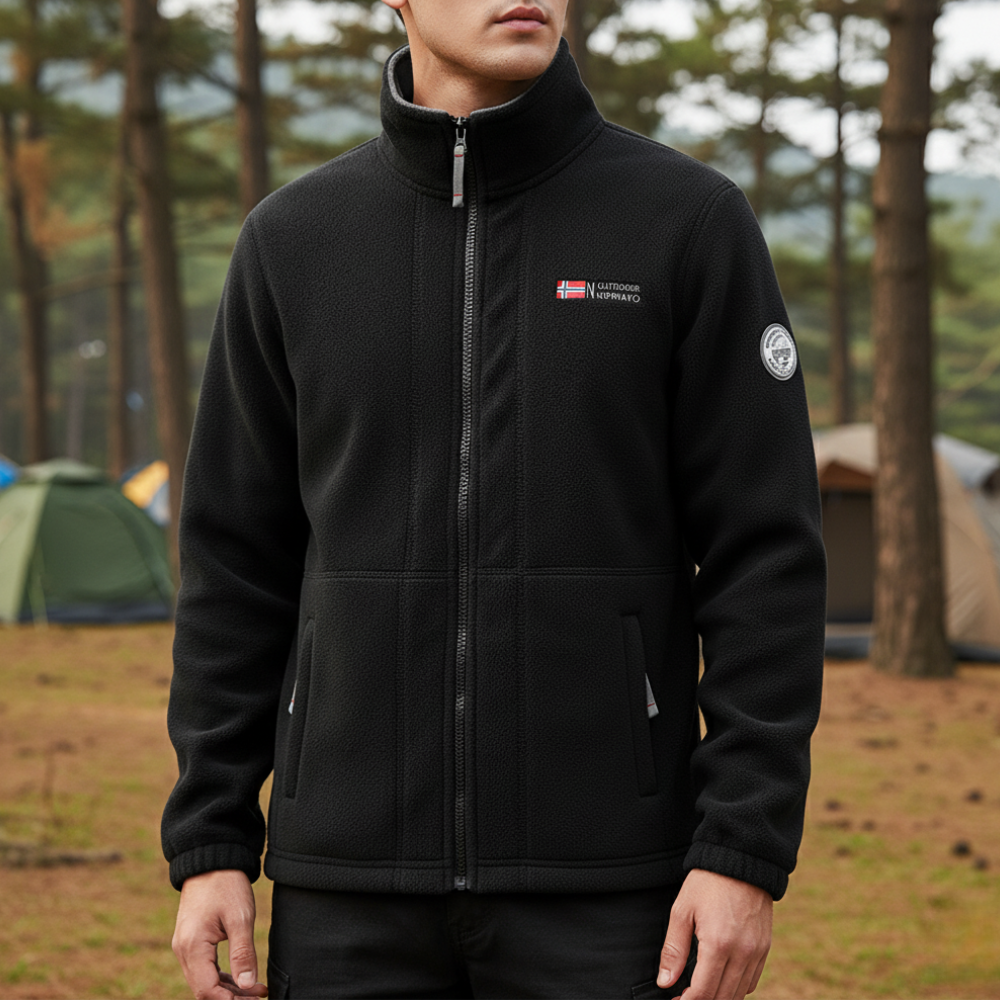 Leichte Thermo-Fleecejacke – atmungsaktiver Midlayer