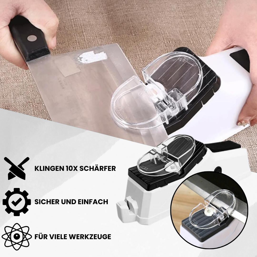 Rebolet | Ultrascharf elektrischer Messerschärfer - in Sekunden jedes Messer schärfen
