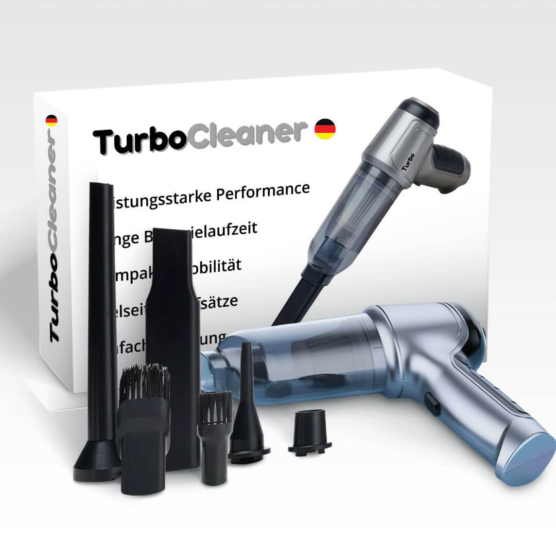 Rebolet | TurboClean Pro Handstaubsauger - Power Edition doppelt so viel Leistung inkl. GRATIS Filter Set