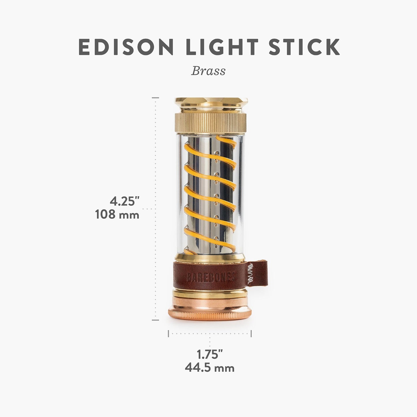 Rebolet | Edison Light Stick – Mehrzweck-Laterne und Taschenlampe mit USB-C-Aufladung und 7 Leuchtmodi