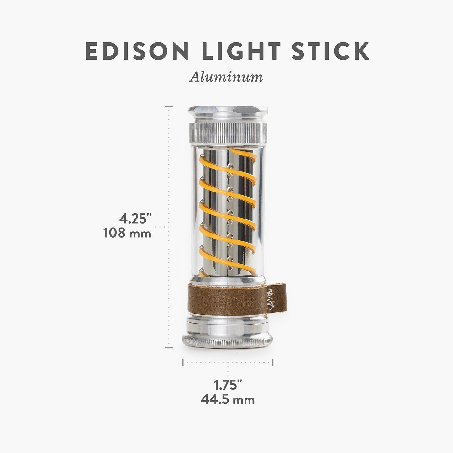 Rebolet | Edison Light Stick – Mehrzweck-Laterne und Taschenlampe mit USB-C-Aufladung und 7 Leuchtmodi