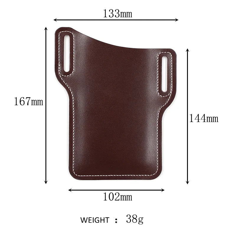 Leder-Handyholster für Herren – Gürtelclip-Handytasche