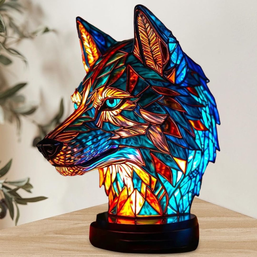 Rebolet | LeuchtWolf - handgefertigte Lampe, die Herzen erstrahlen lässt