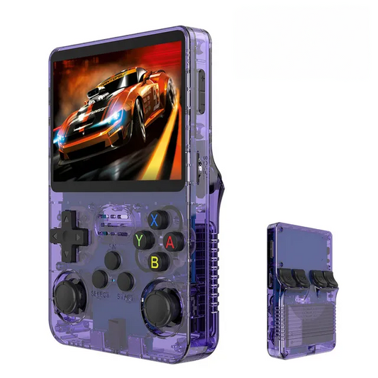 Rebolet | Pixora – Retro Handheld Spielkonsole 64GB, 3,5" IPS – für unterwegs