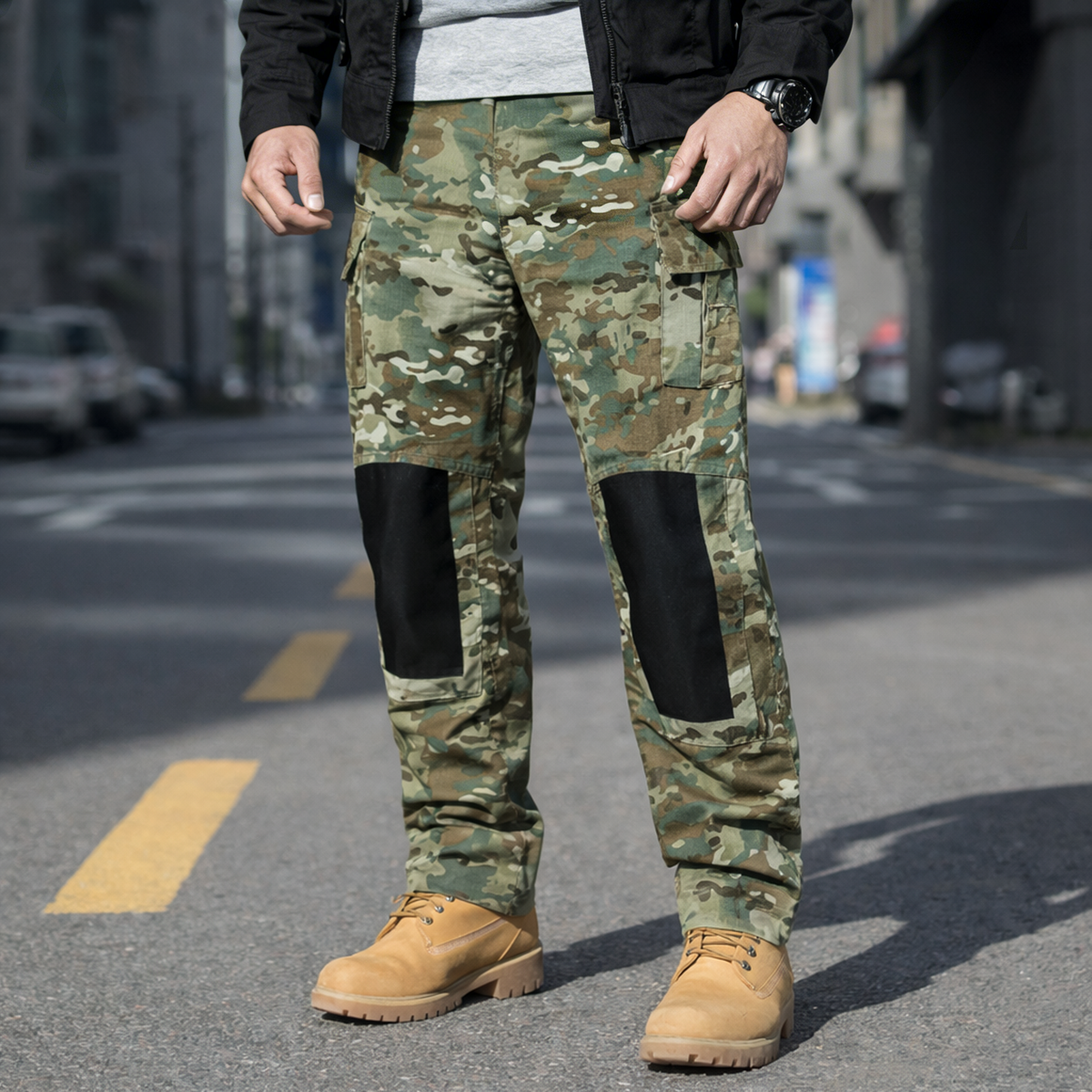 Herren Cargo-Hose wasserabweisend – Ripstop-Gewebe