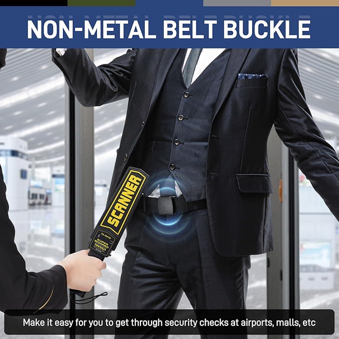 Herren Heavy-Duty Canvas-Gürtel mit atmungsaktivem Gurtband